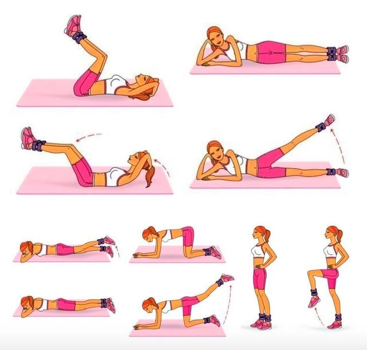Allenamento per la perdita di peso dell'addome