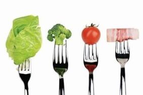 verdure e carne per la dieta ducana