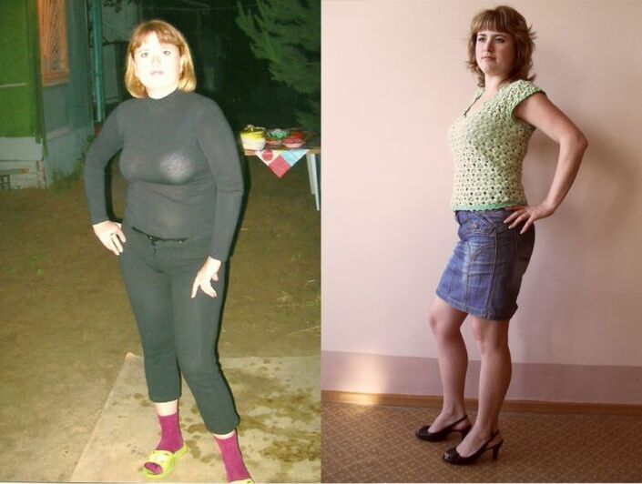 prima e dopo aver perso peso con la tua dieta preferita foto 1